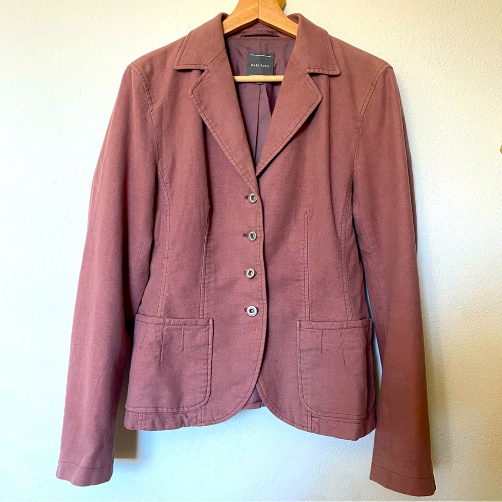 Marc Aurel textured blazer